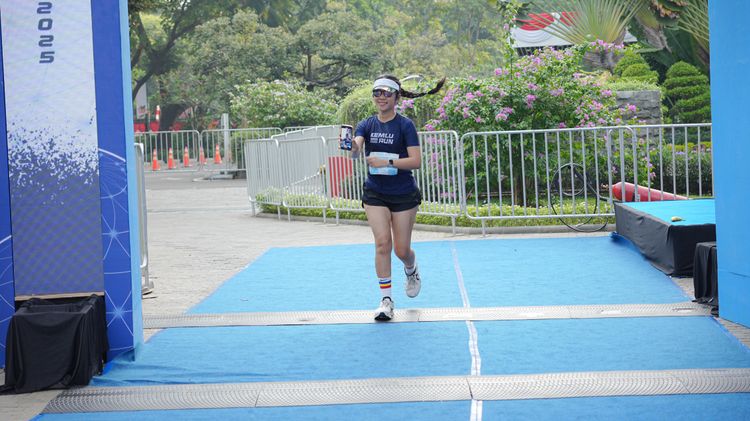 Race photo from KEMLU RUN 2025