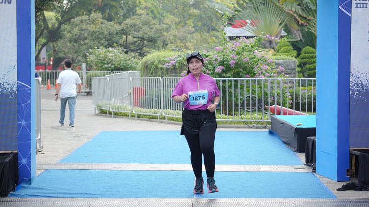 Race photo from KEMLU RUN 2025