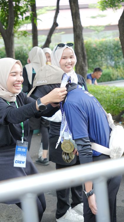 Race photo from KEMLU RUN 2025
