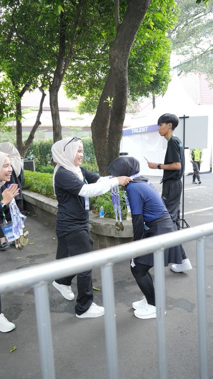 Race photo from KEMLU RUN 2025