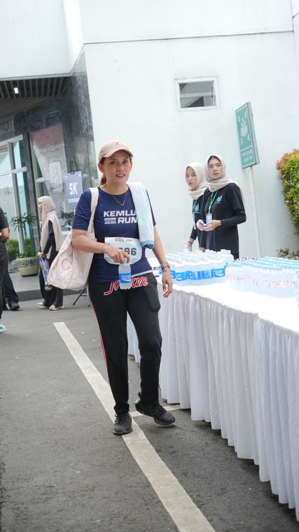 Race photo from KEMLU RUN 2025