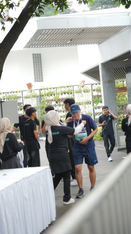 Race photo from KEMLU RUN 2025