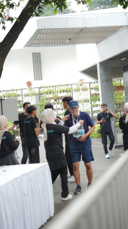 Race photo from KEMLU RUN 2025