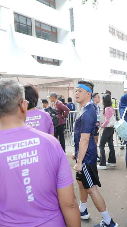 Race photo from KEMLU RUN 2025