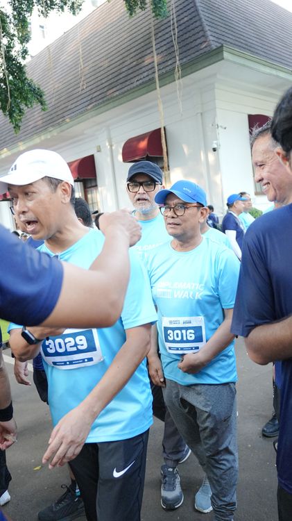 Race photo from KEMLU RUN 2025