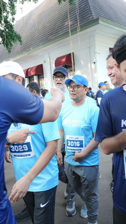 Race photo from KEMLU RUN 2025