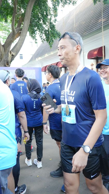 Race photo from KEMLU RUN 2025