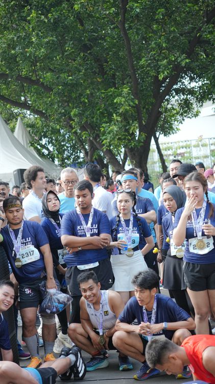 Race photo from KEMLU RUN 2025