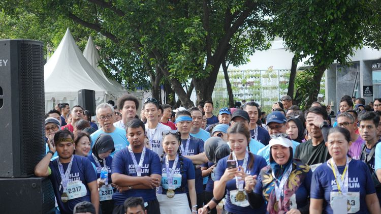 Race photo from KEMLU RUN 2025