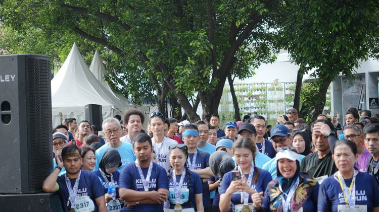 Race photo from KEMLU RUN 2025