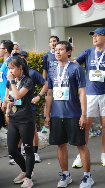 Race photo from KEMLU RUN 2025