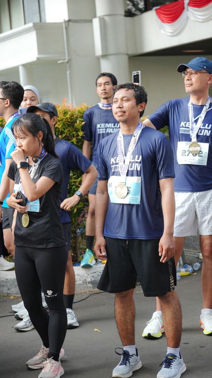 Race photo from KEMLU RUN 2025