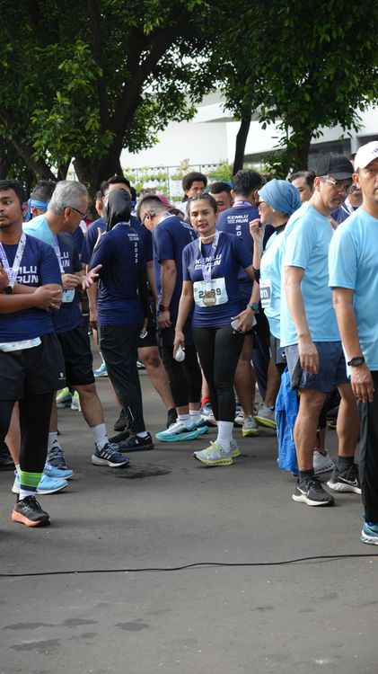 Race photo from KEMLU RUN 2025