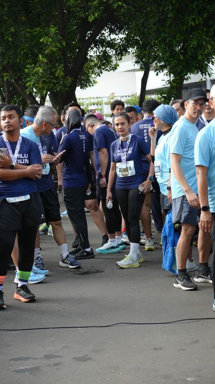 Race photo from KEMLU RUN 2025