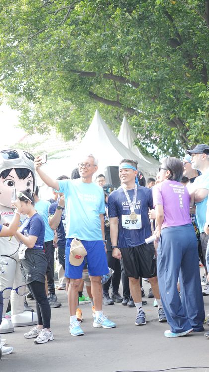 Race photo from KEMLU RUN 2025