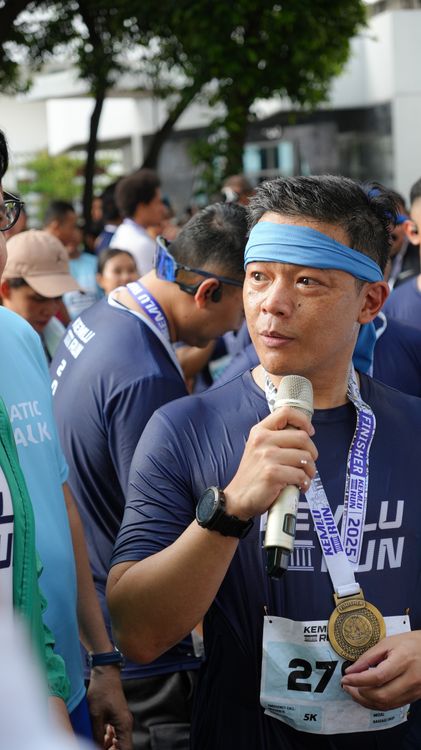 Race photo from KEMLU RUN 2025