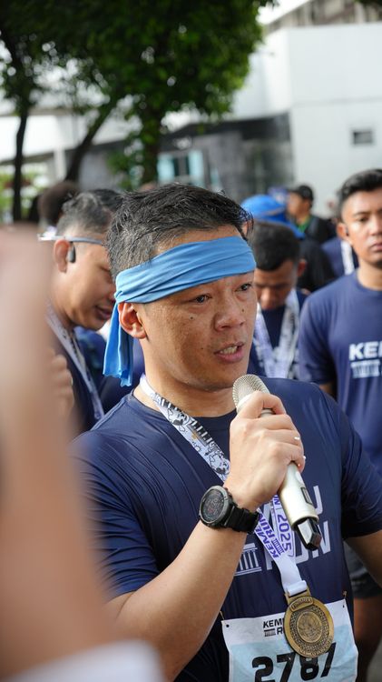 Race photo from KEMLU RUN 2025