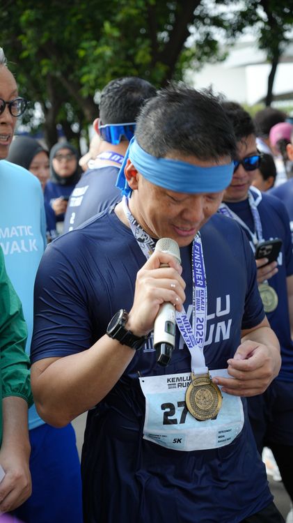 Race photo from KEMLU RUN 2025
