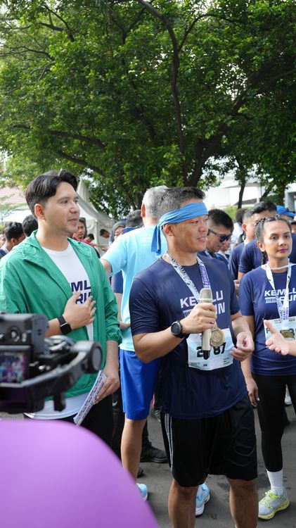 Race photo from KEMLU RUN 2025