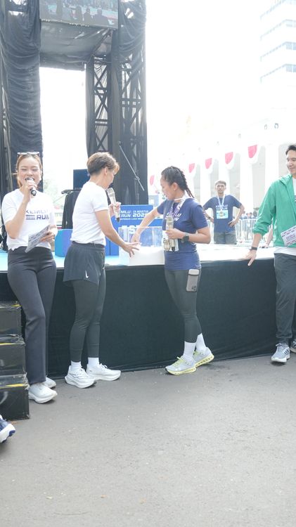 Race photo from KEMLU RUN 2025