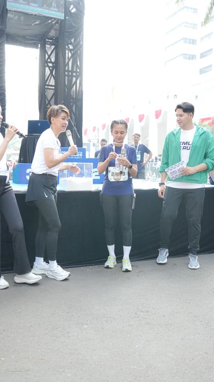 Race photo from KEMLU RUN 2025