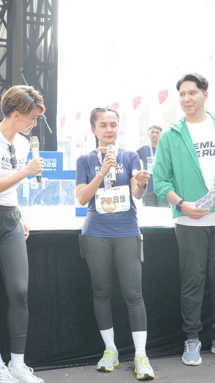 Race photo from KEMLU RUN 2025