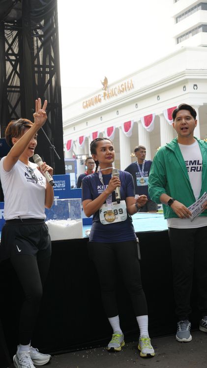 Race photo from KEMLU RUN 2025
