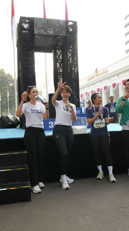 Race photo from KEMLU RUN 2025
