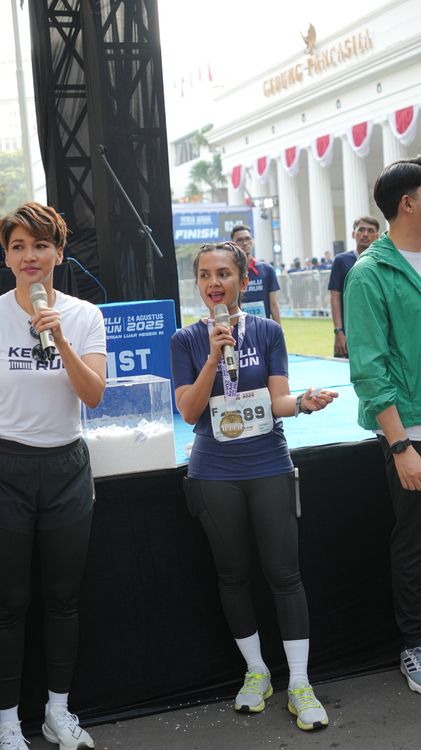Race photo from KEMLU RUN 2025