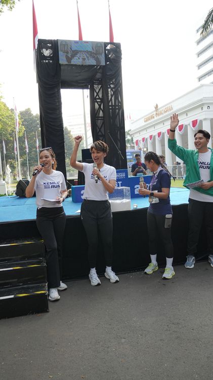 Race photo from KEMLU RUN 2025