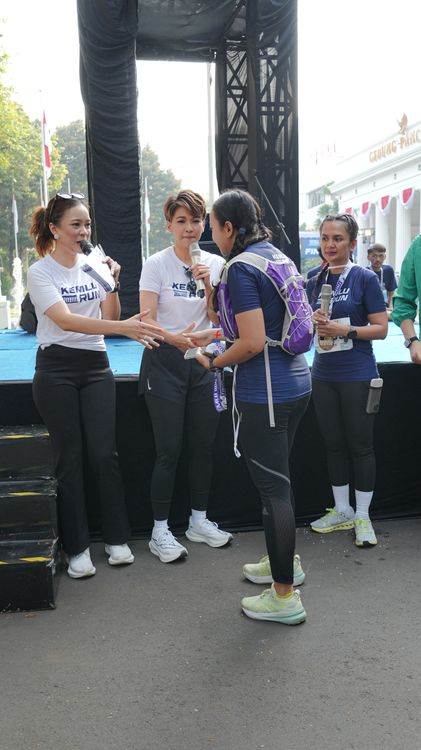 Race photo from KEMLU RUN 2025