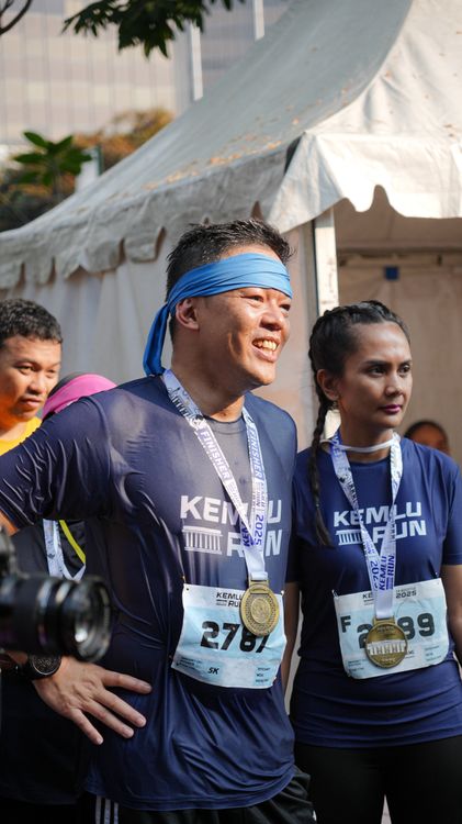 Race photo from KEMLU RUN 2025