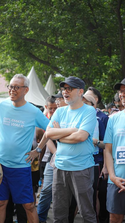 Race photo from KEMLU RUN 2025
