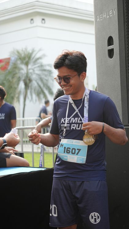 Race photo from KEMLU RUN 2025
