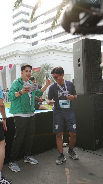 Race photo from KEMLU RUN 2025