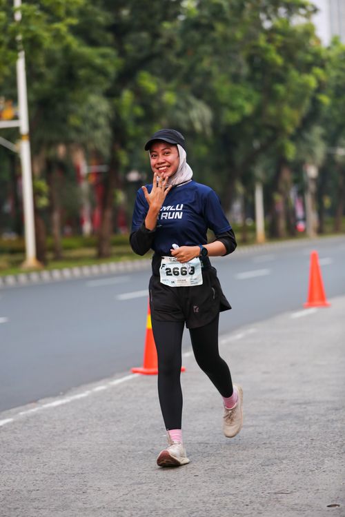 Race photo from KEMLU RUN 2025