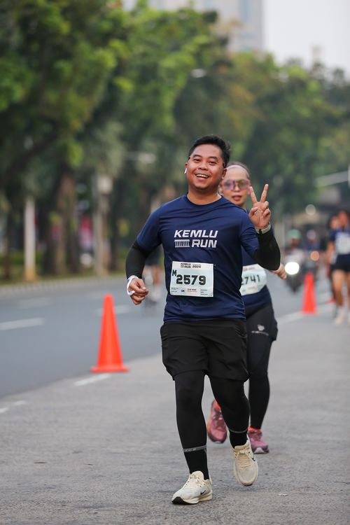 Race photo from KEMLU RUN 2025