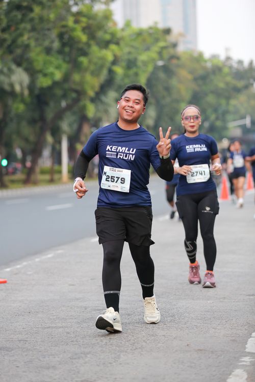 Race photo from KEMLU RUN 2025