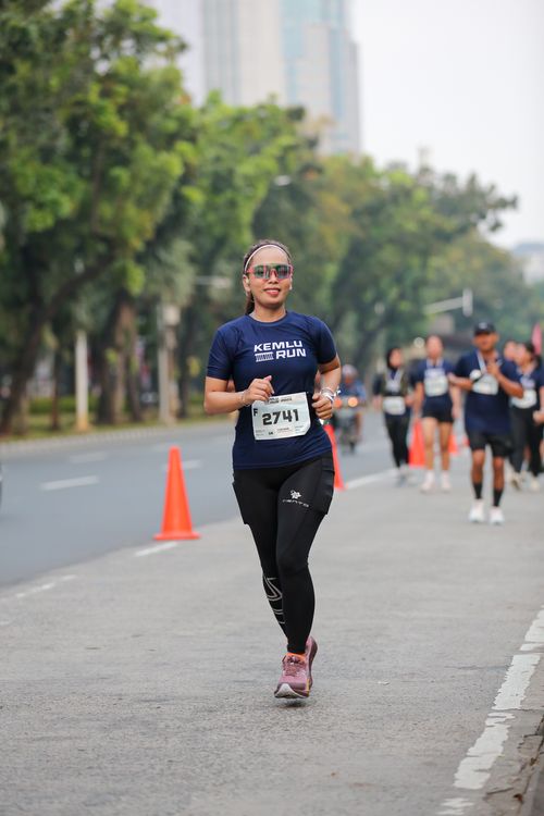 Race photo from KEMLU RUN 2025