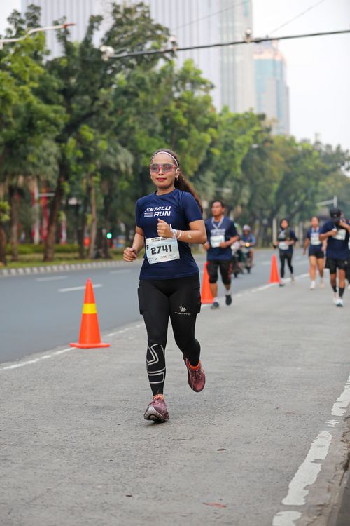 Race photo from KEMLU RUN 2025