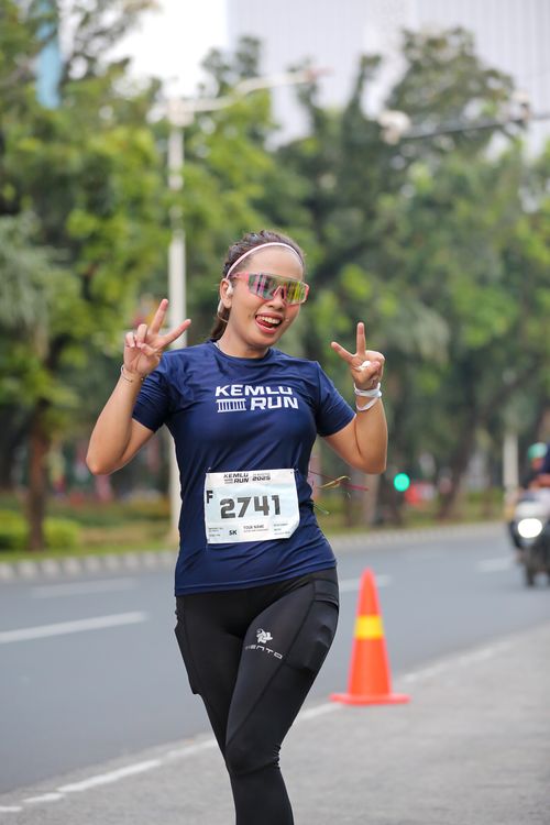 Race photo from KEMLU RUN 2025