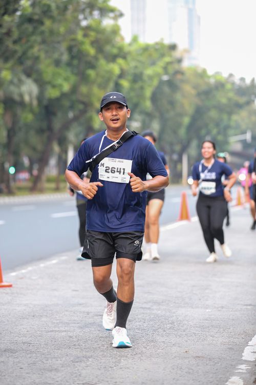 Race photo from KEMLU RUN 2025