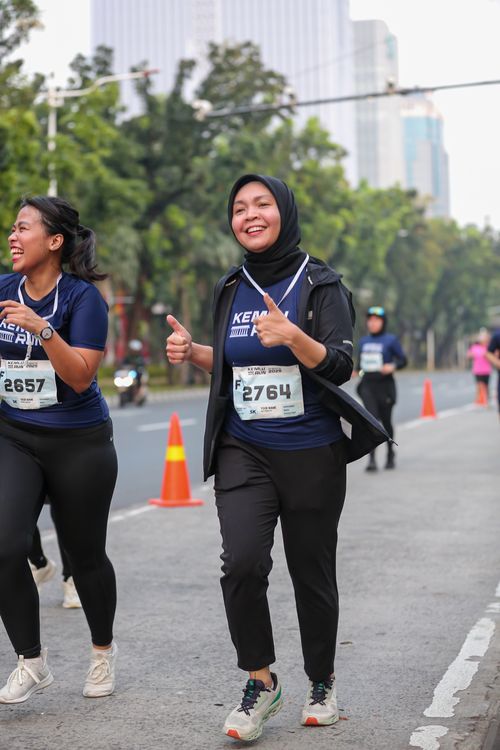 Race photo from KEMLU RUN 2025