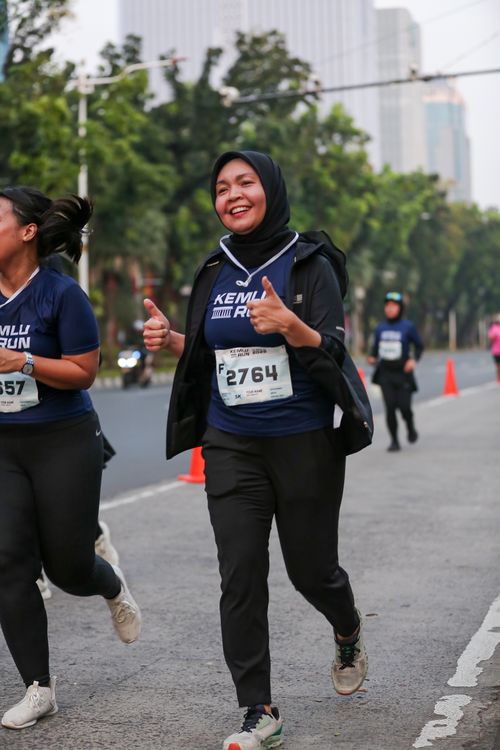 Race photo from KEMLU RUN 2025