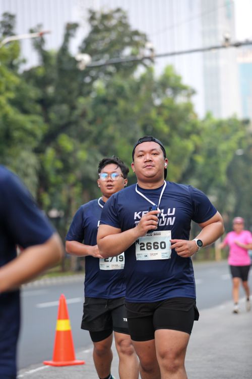 Race photo from KEMLU RUN 2025