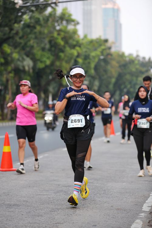 Race photo from KEMLU RUN 2025