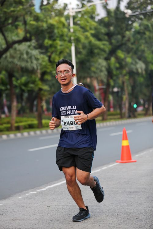 Race photo from KEMLU RUN 2025