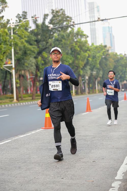 Race photo from KEMLU RUN 2025