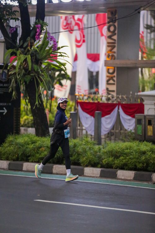 Race photo from KEMLU RUN 2025