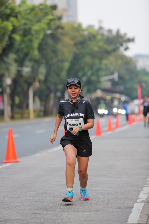 Race photo from KEMLU RUN 2025